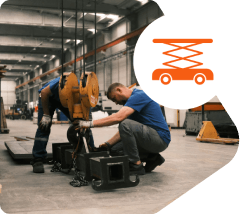 Trabajo en un taller industrial